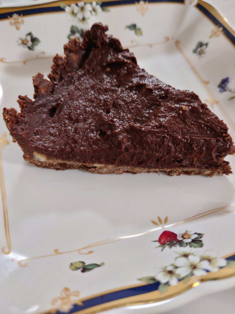 私が作ったデーツチョコケーキの写真